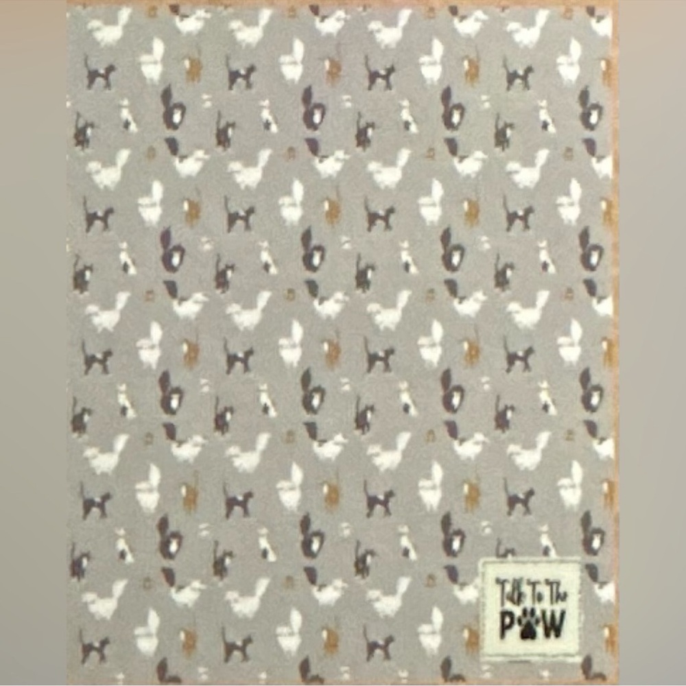 Talk to the Paw Plush Cat Throw ~50×60~NEW!